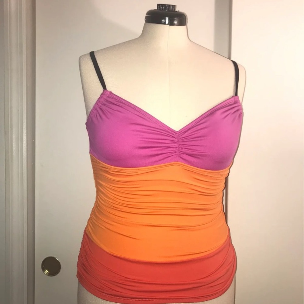 a.n.a multi color swim top